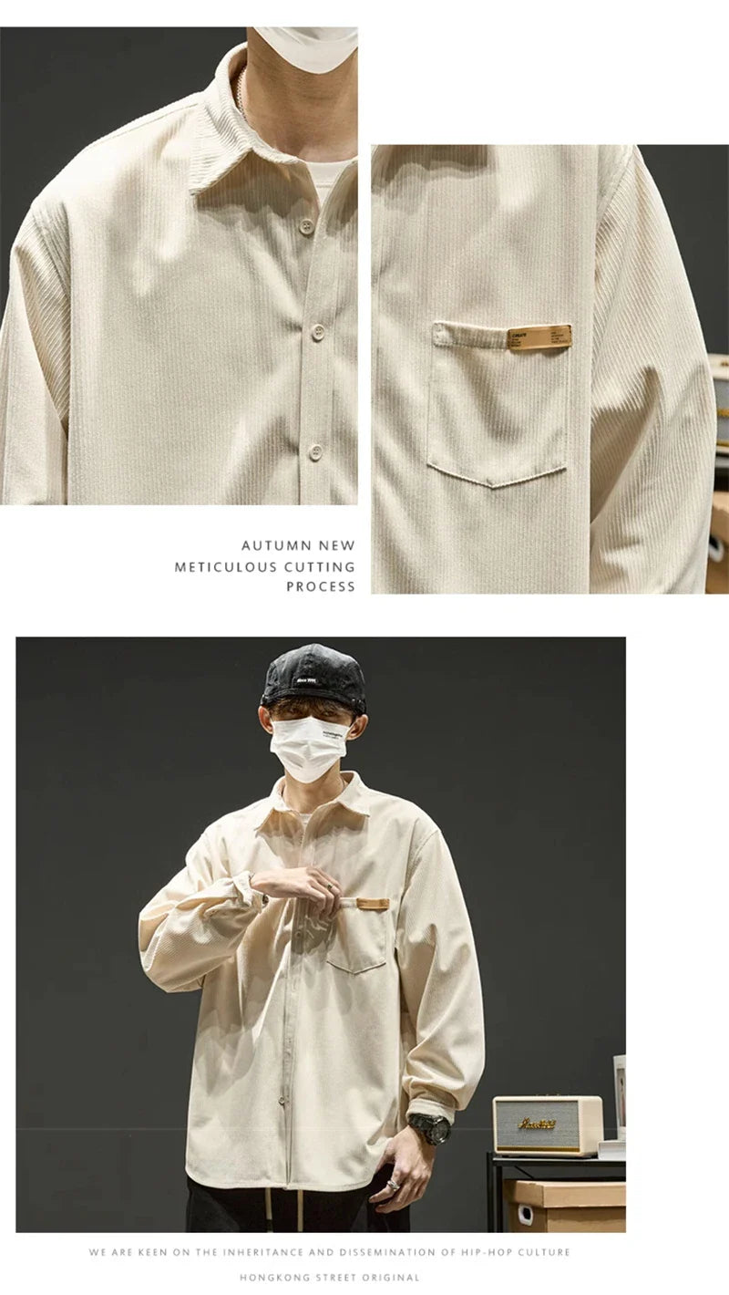 Long Sleeve Corduroy Shirts
