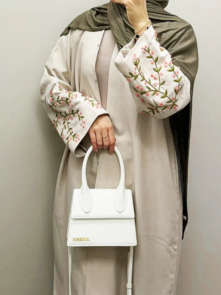 Embroidery Abayas Dress
