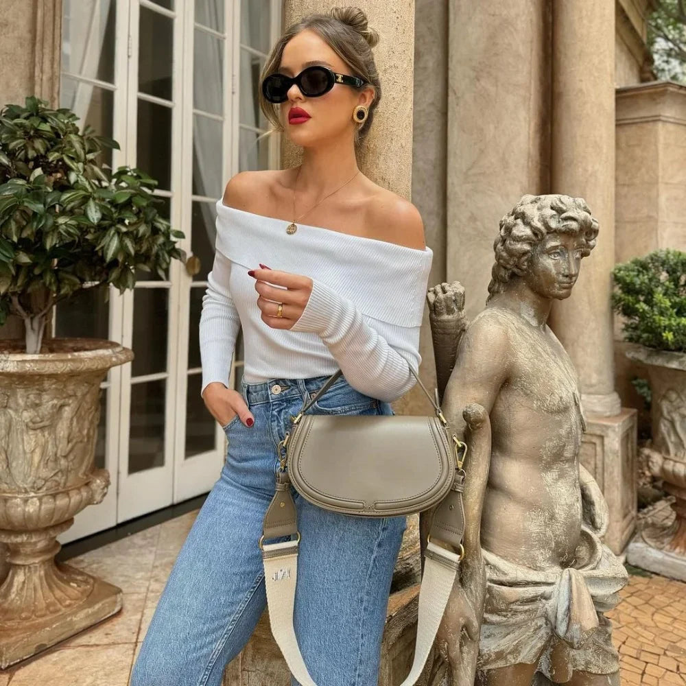 Women's Fashion and Elegance Versatile Loose and Comfortable Straight leg Jeans
