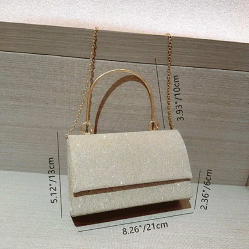 Shiny Clutch Handbag for Women