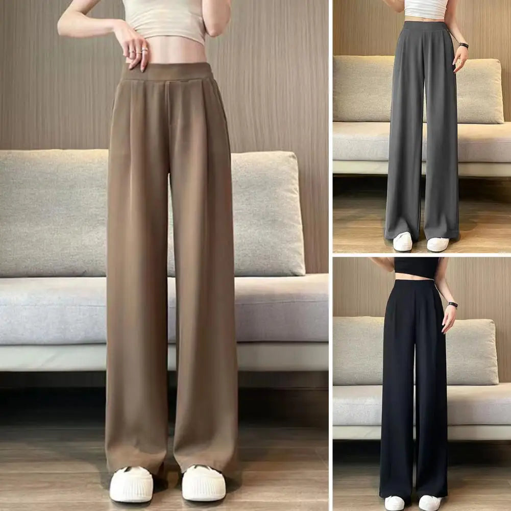 Women Wide Leg Pants with Pockets High Waist