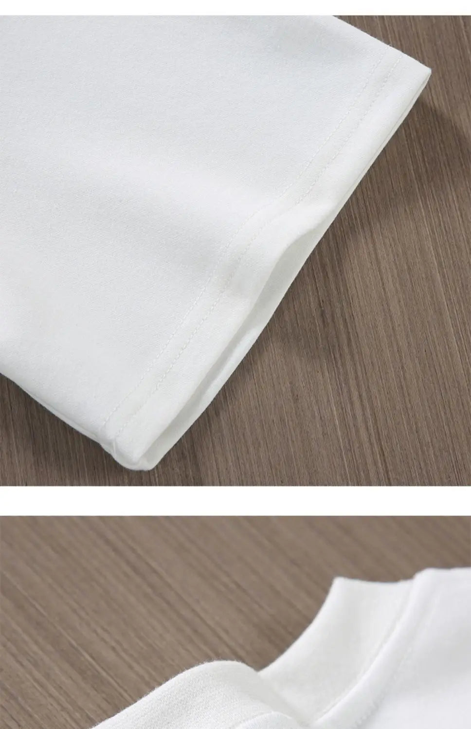 Black White Pure Cotton T-shirt