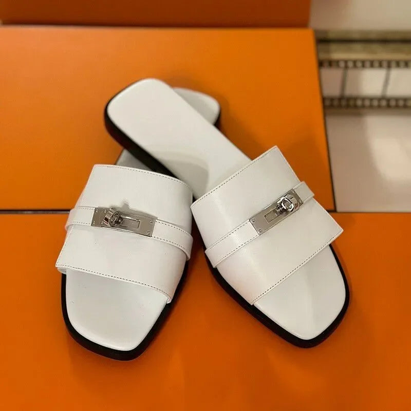 Women Slippers Flat Heels