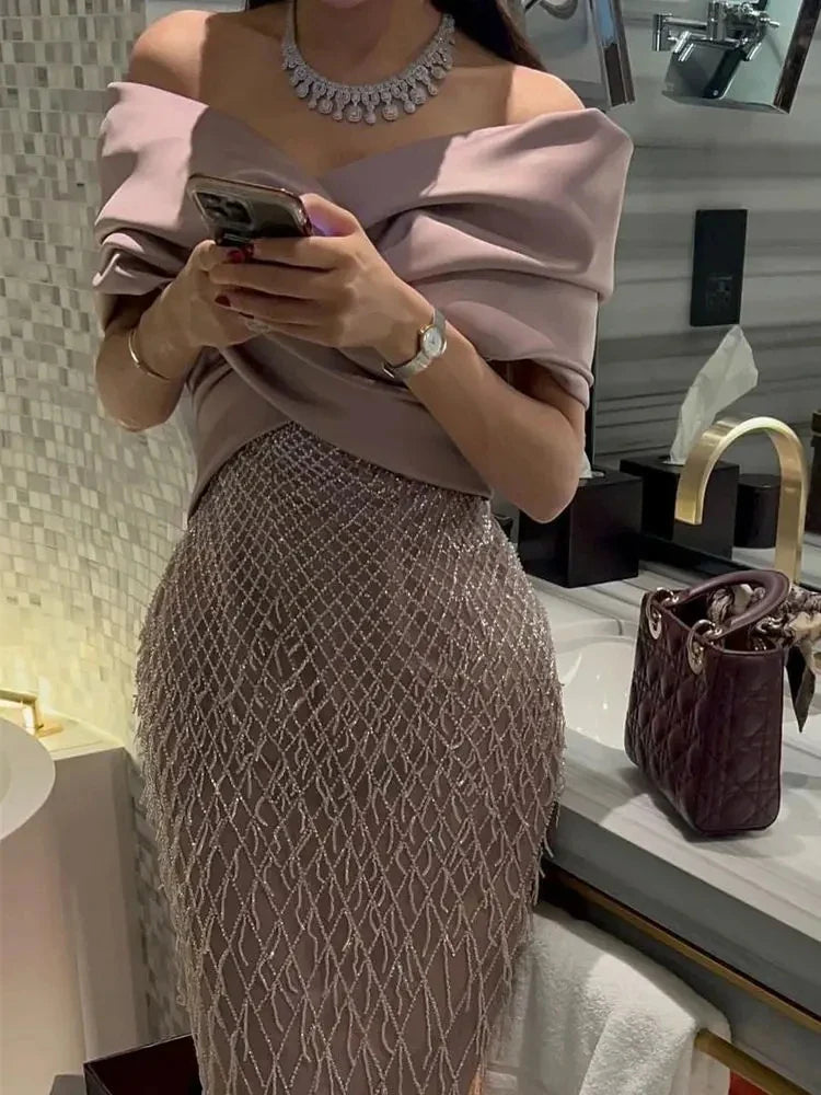 Elegant Off Shoulder Evening Dresses For Women