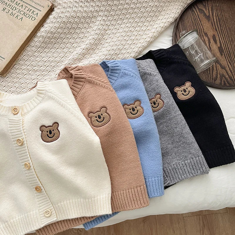 Cute Bear Autumn Baby Knitted Coats