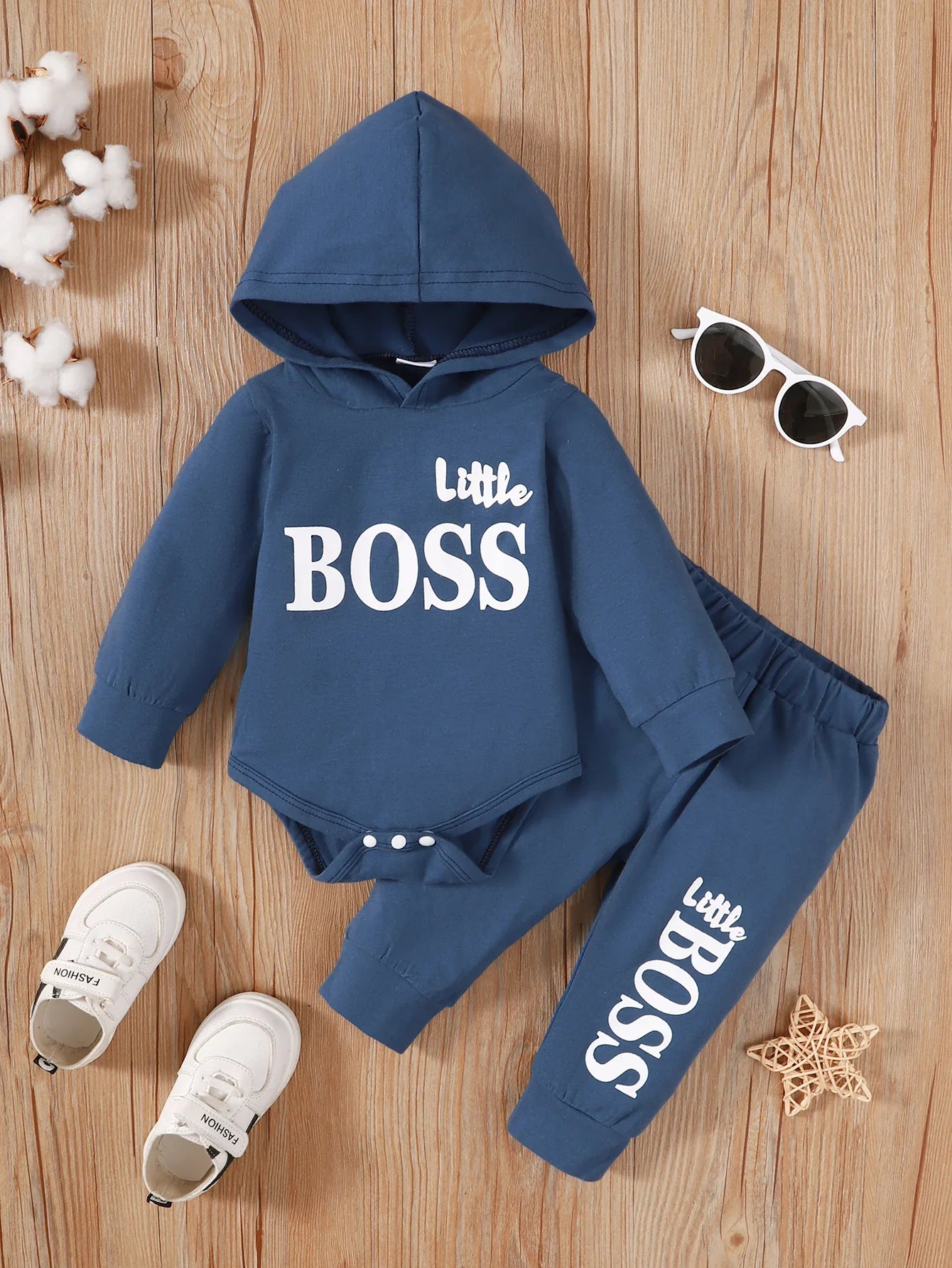 Winter Sleeves Little Boss Baby Hoodies
