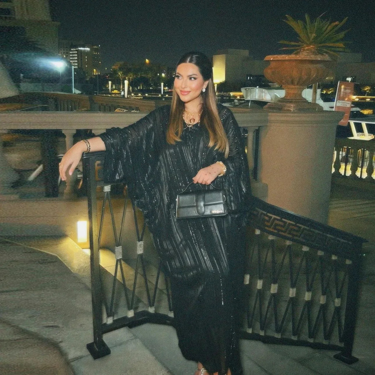 Luxury Shiny Abaya For Women