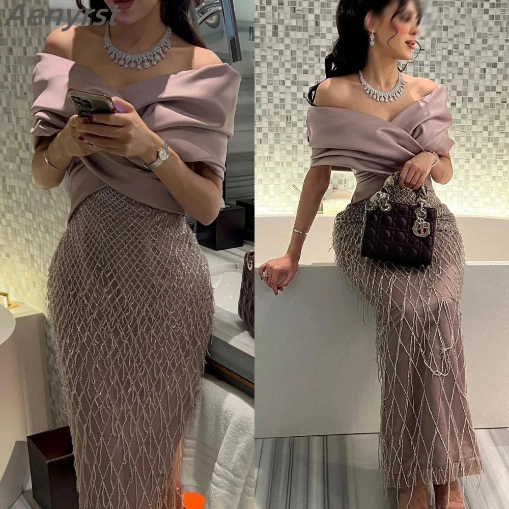 Elegant Off Shoulder Evening Dresses For Women