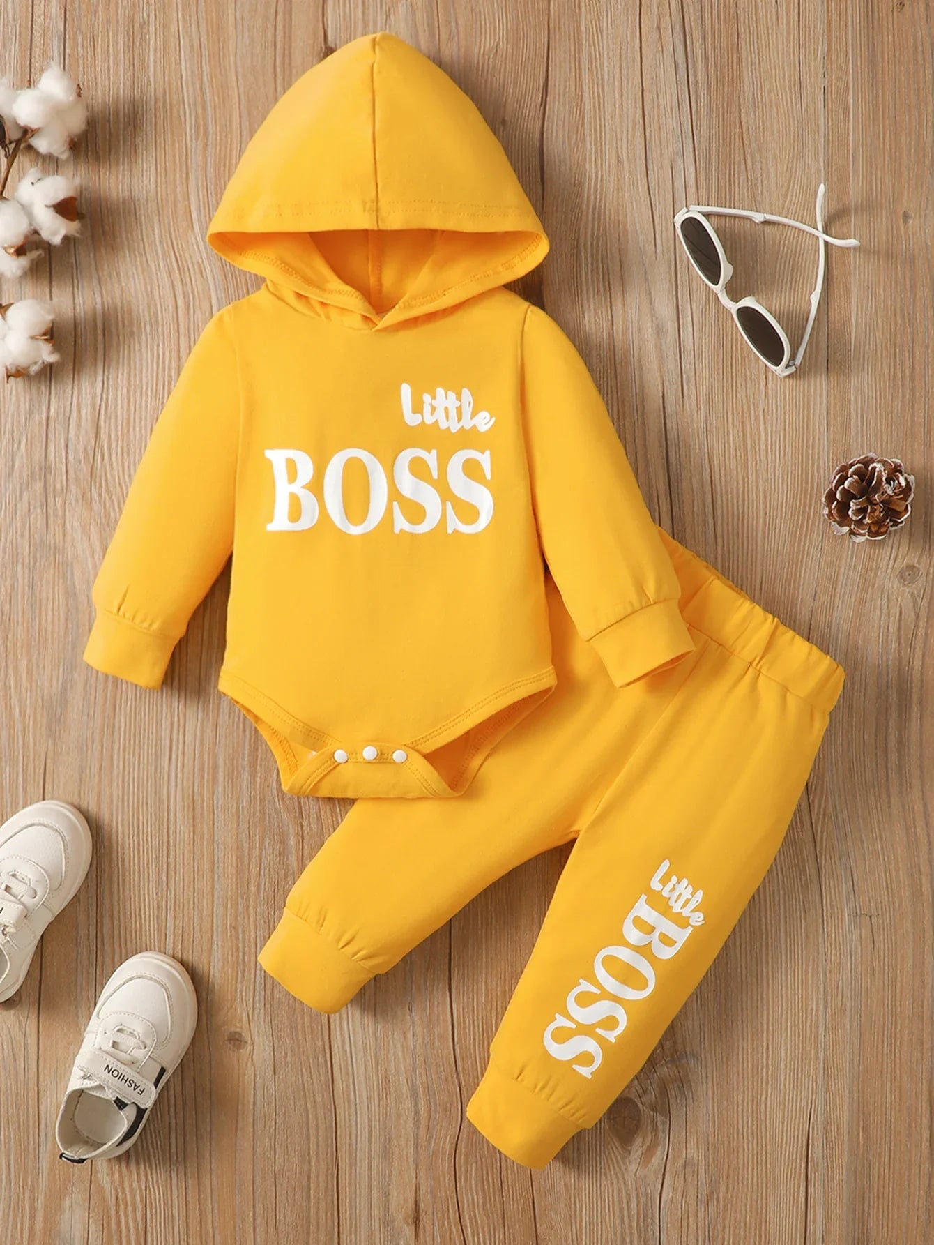 Winter Sleeves Little Boss Baby Hoodies