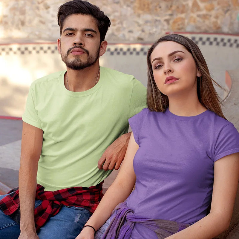 Cotton Solid Tshirts Mens