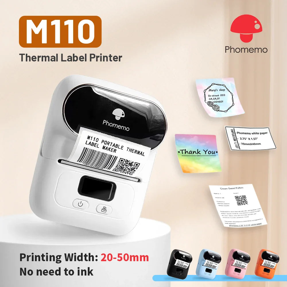 Mini Portable Thermal Label Printer