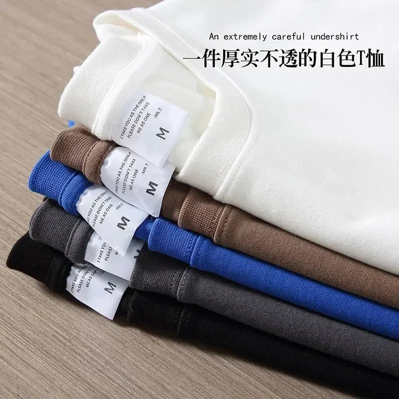 Black White Pure Cotton T-shirt