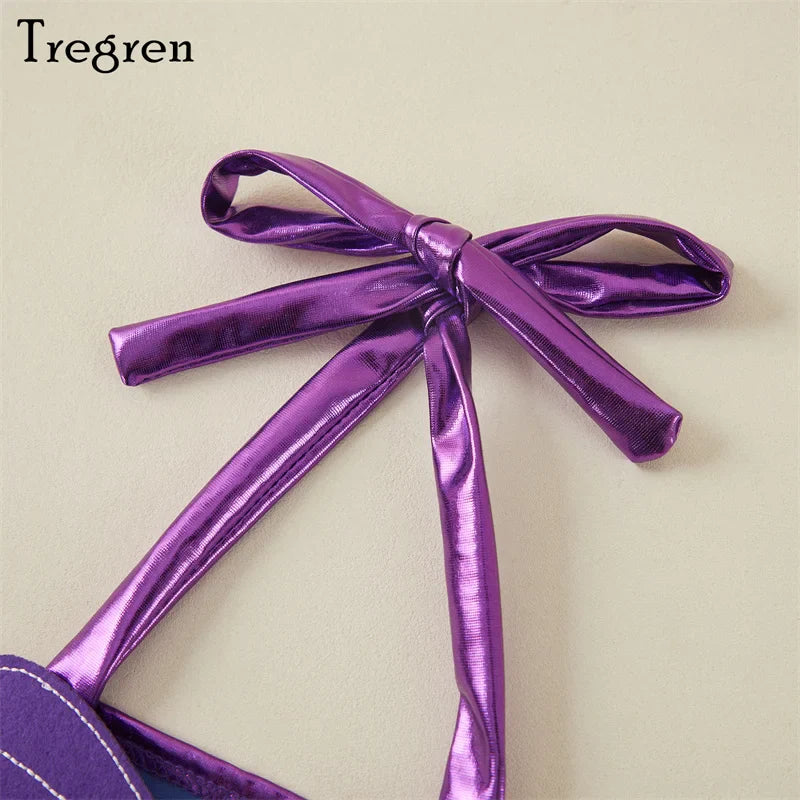 Tregren Toddler Kids Girl Mermaid Bikinis Set Summer Beachwear