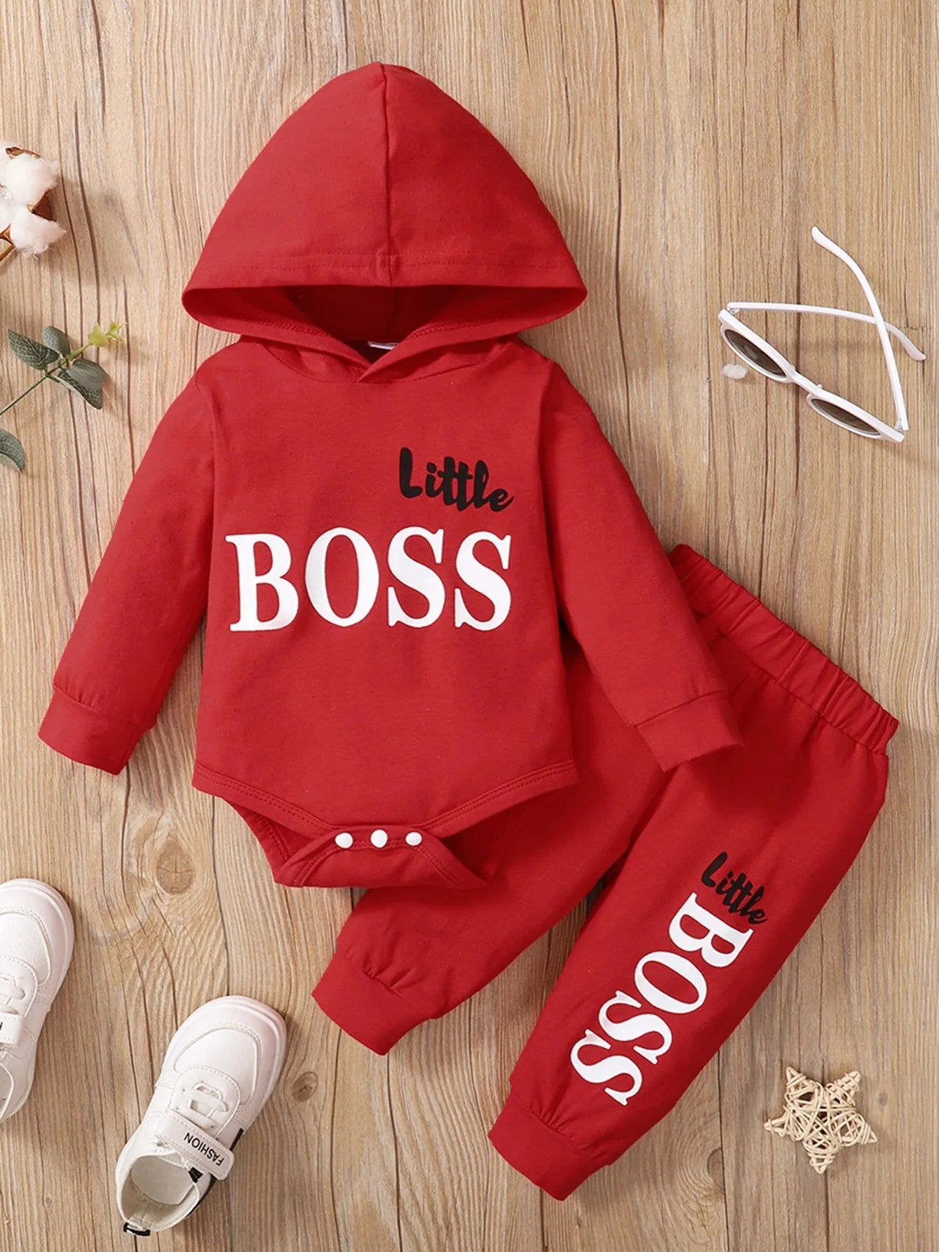 Winter Sleeves Little Boss Baby Hoodies