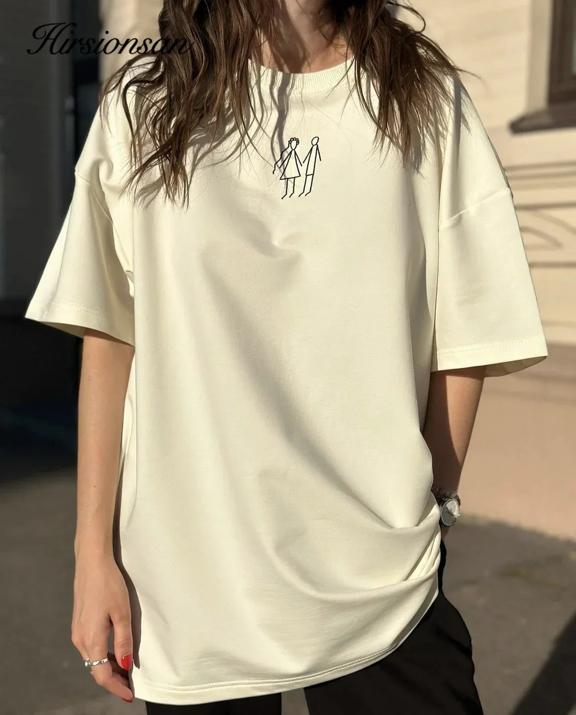Graffiti Printed Women Summer Loose Casual Soft T Shirt