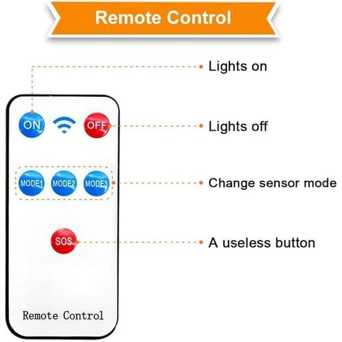 Projecteur solaire extérieur à 3 têtes avec détecteur