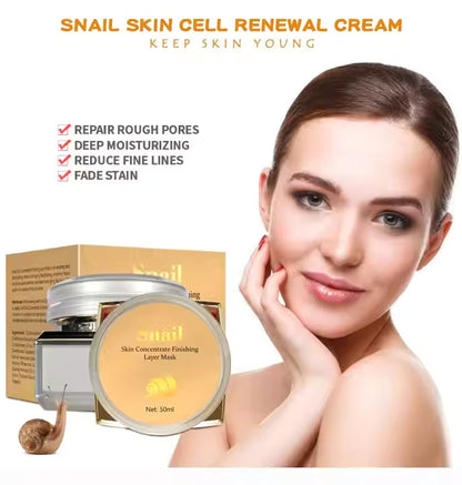 Masque Visage Coréen Multi-Réparateur à la Bave d’Escargot et à l’Acide Hyaluronique – Répare, Hydrate et Illumine
