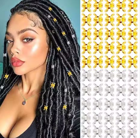 Perles Clips pour Cheveux