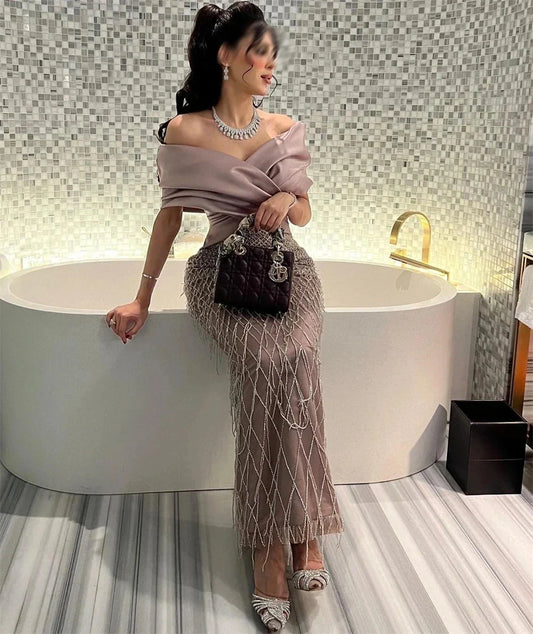Elegant Off Shoulder Evening Dresses For Women