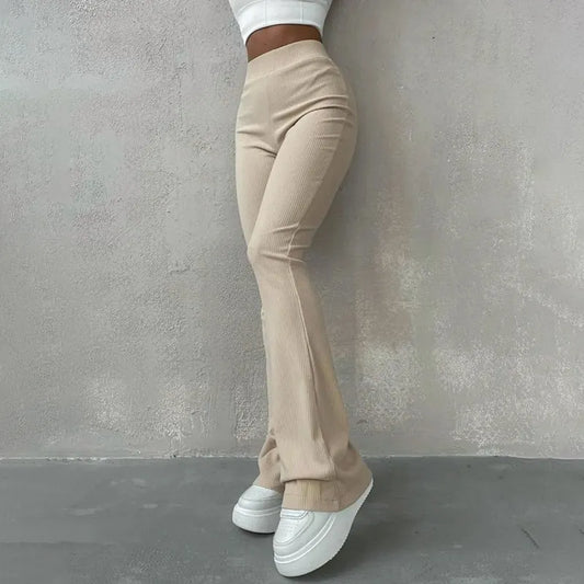 High Waist Hip-Wrapping Trousers Casual