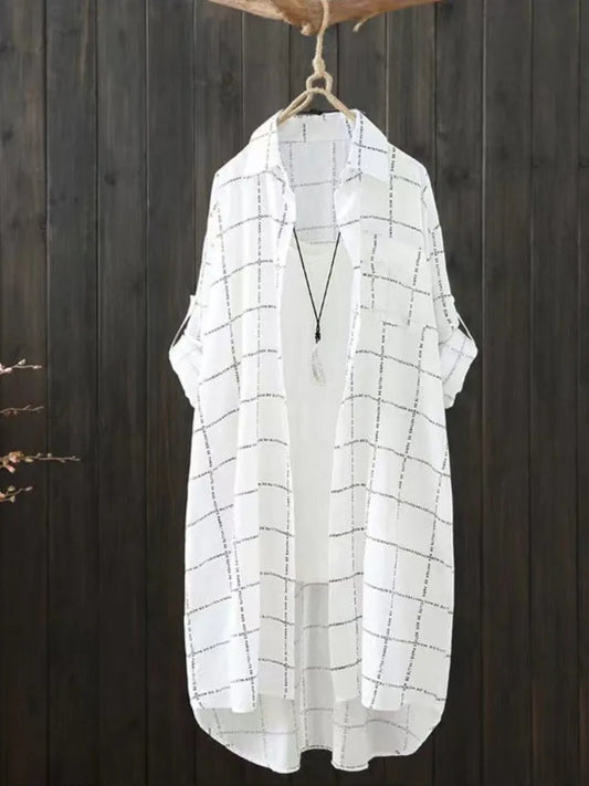 Korean Fashion Simple Solid Color Autumn Shirts Women