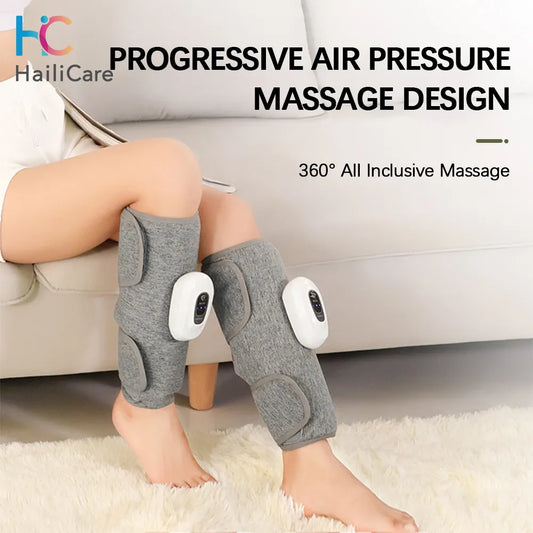 Electric Leg Massager Wireless Rechargeable Air Compression Leg